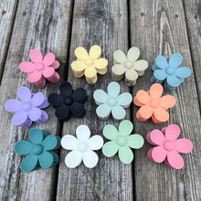 Load image into Gallery viewer, Matte Flower Hair Clips