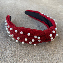 Load image into Gallery viewer, Pearl Christmas Sparkle Headband
