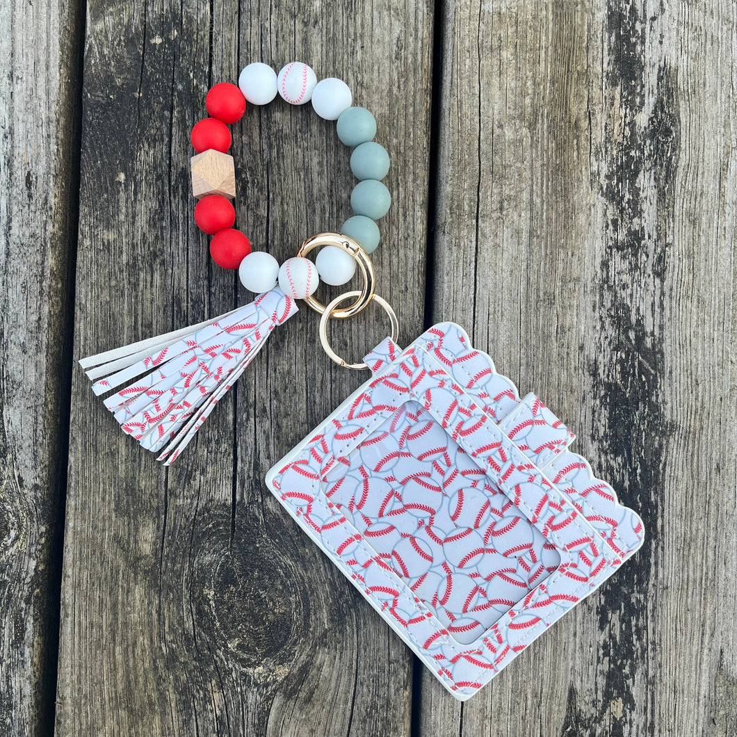 Baseball/Softball Wallet Keychains