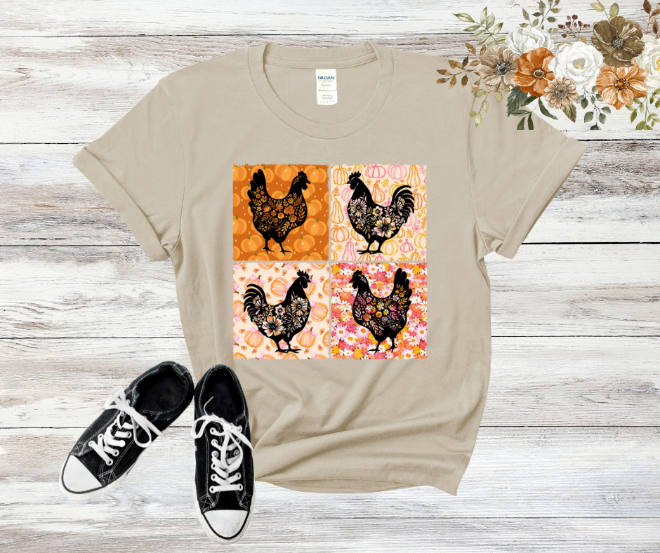 Fall Chicken Sand DTF Tee