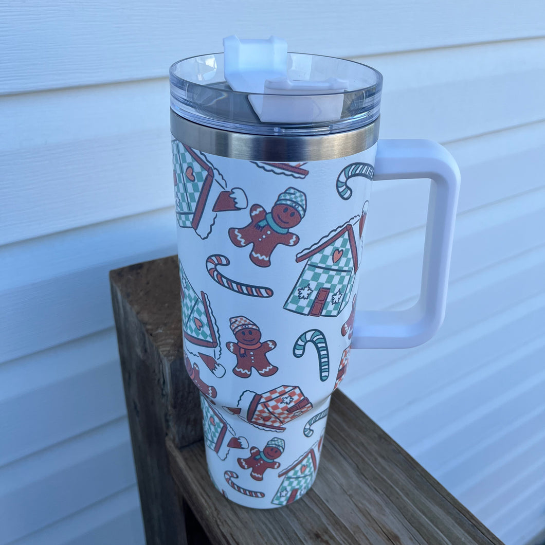 Gingerbread Man 40oz Tumbler