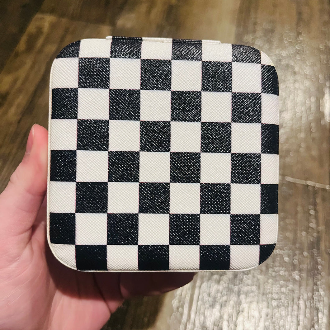 Checkered Jewelry Box