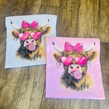 Load image into Gallery viewer, Pink Cow Lollipop Tee
