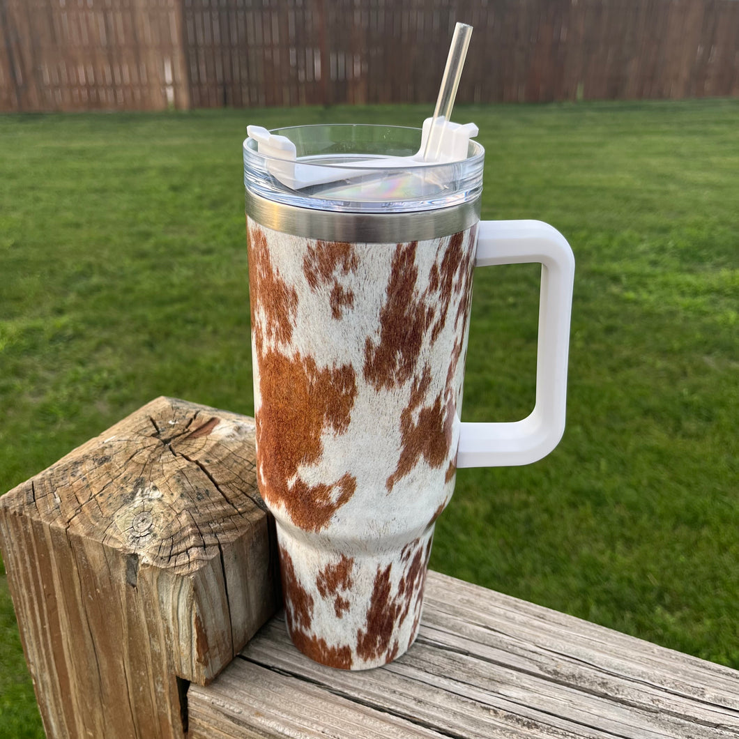 Brown Cow 40oz Tumbler