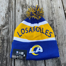Load image into Gallery viewer, Football Team Pom Pom Beanies
