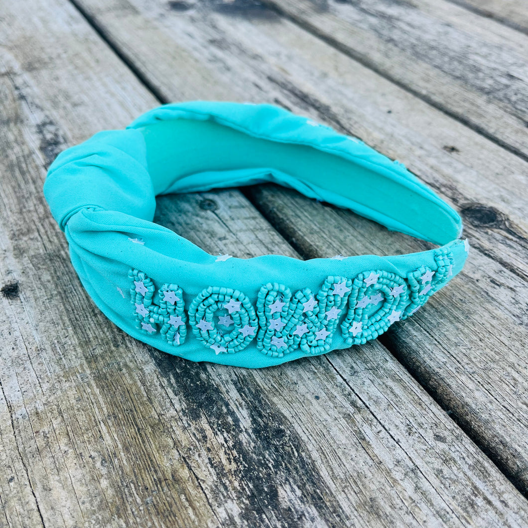 Howdy Beaded Headband