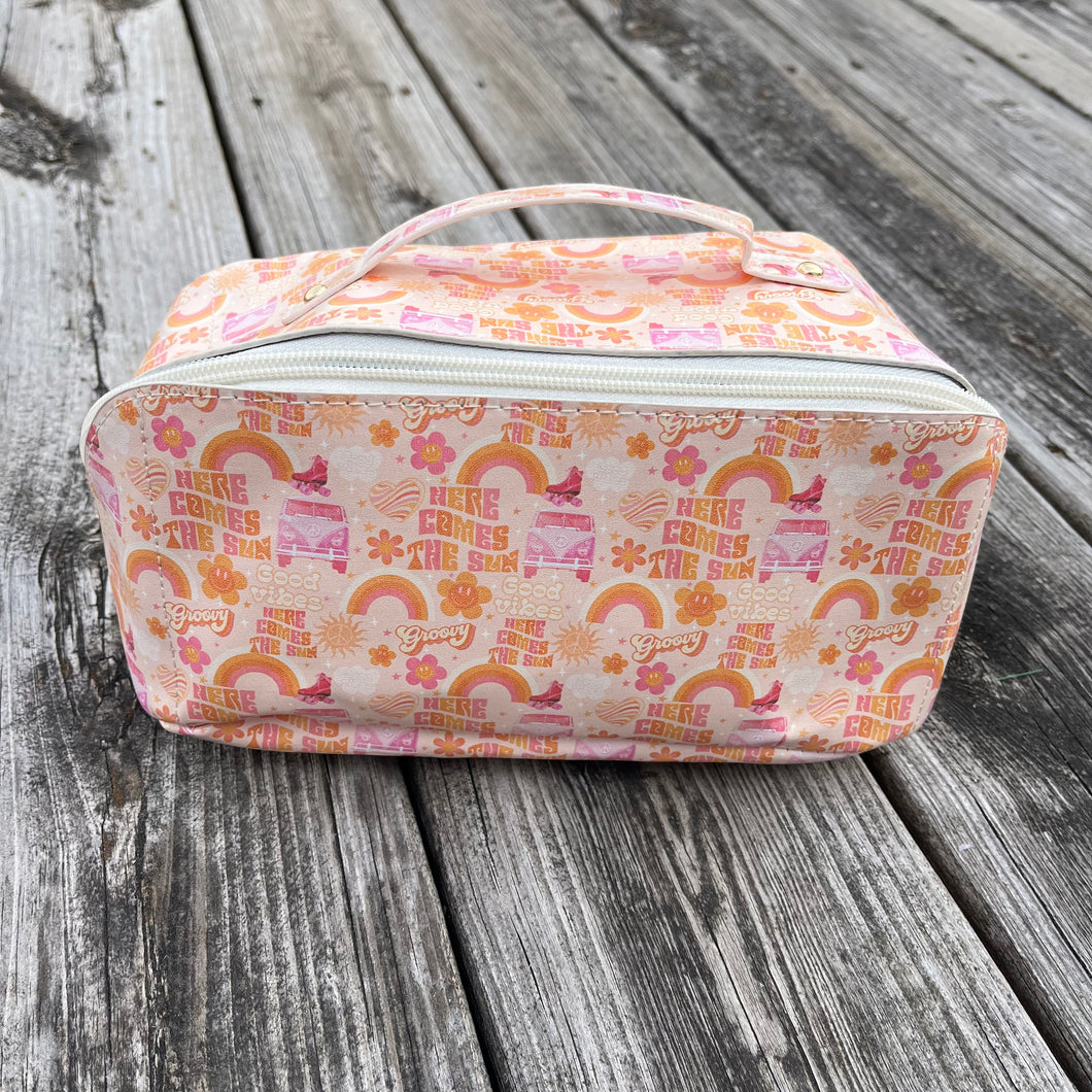 Groovy Expandable Cosmetic Bag