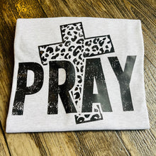 Load image into Gallery viewer, Leopard Print Pray Tee DTF
