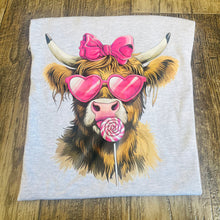Load image into Gallery viewer, Pink Cow Lollipop Tee
