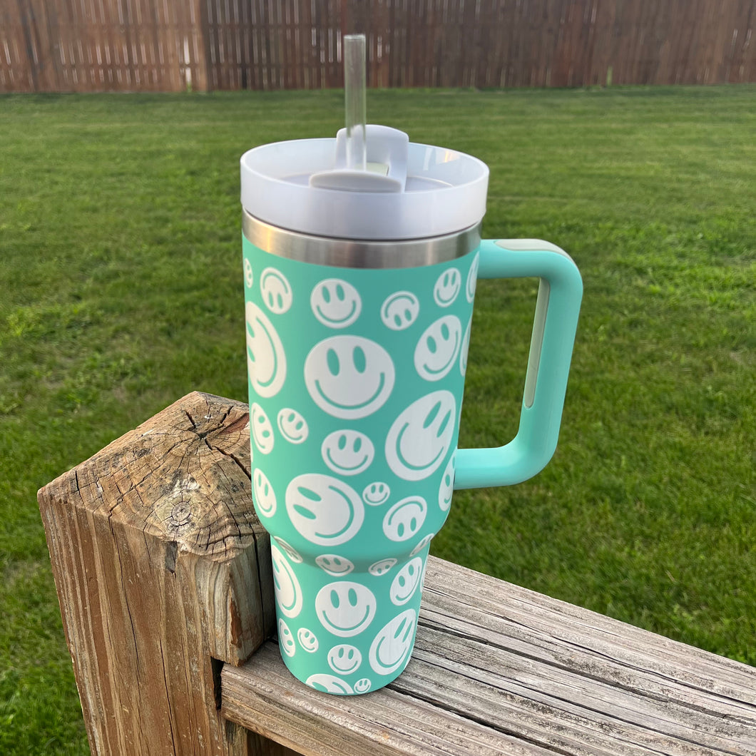 Smiley Face 40oz Tumblers