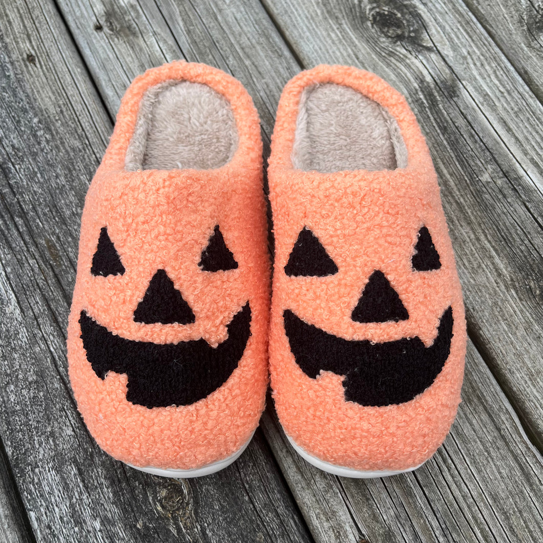 Pumpkin Halloween Slippers