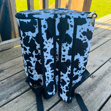 Load image into Gallery viewer, Cow Print Backpack Cooler
