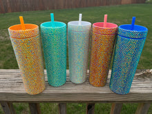 Load image into Gallery viewer, Rhinestone Skinny Tumblers
