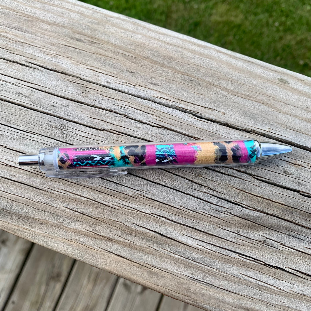 Pink Leopard Pen