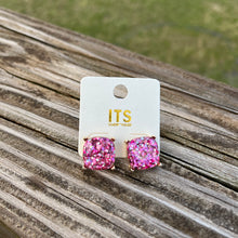 Load image into Gallery viewer, Glitter Stud Earrings
