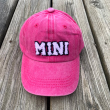 Load image into Gallery viewer, Hot Pink Mama and Mini Chenille Hat
