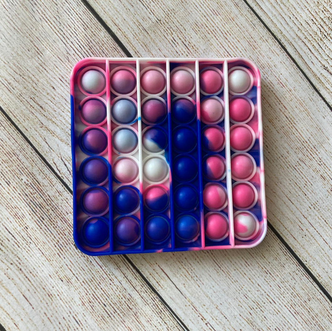 Pink/Purple Square Fidget Popper
