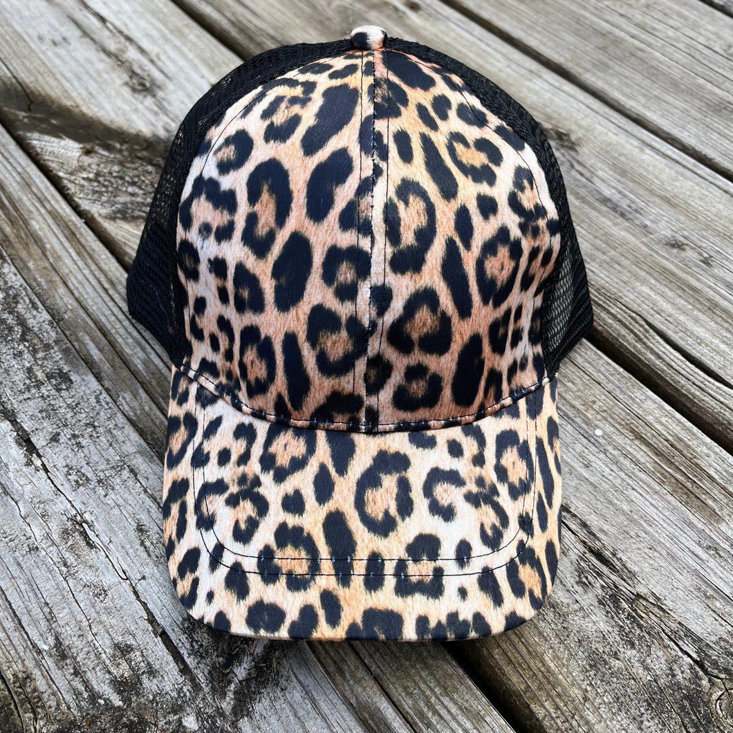 Leopard Snapback Hat
