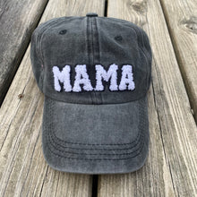 Load image into Gallery viewer, Black Mama and Mini Chenille Hats

