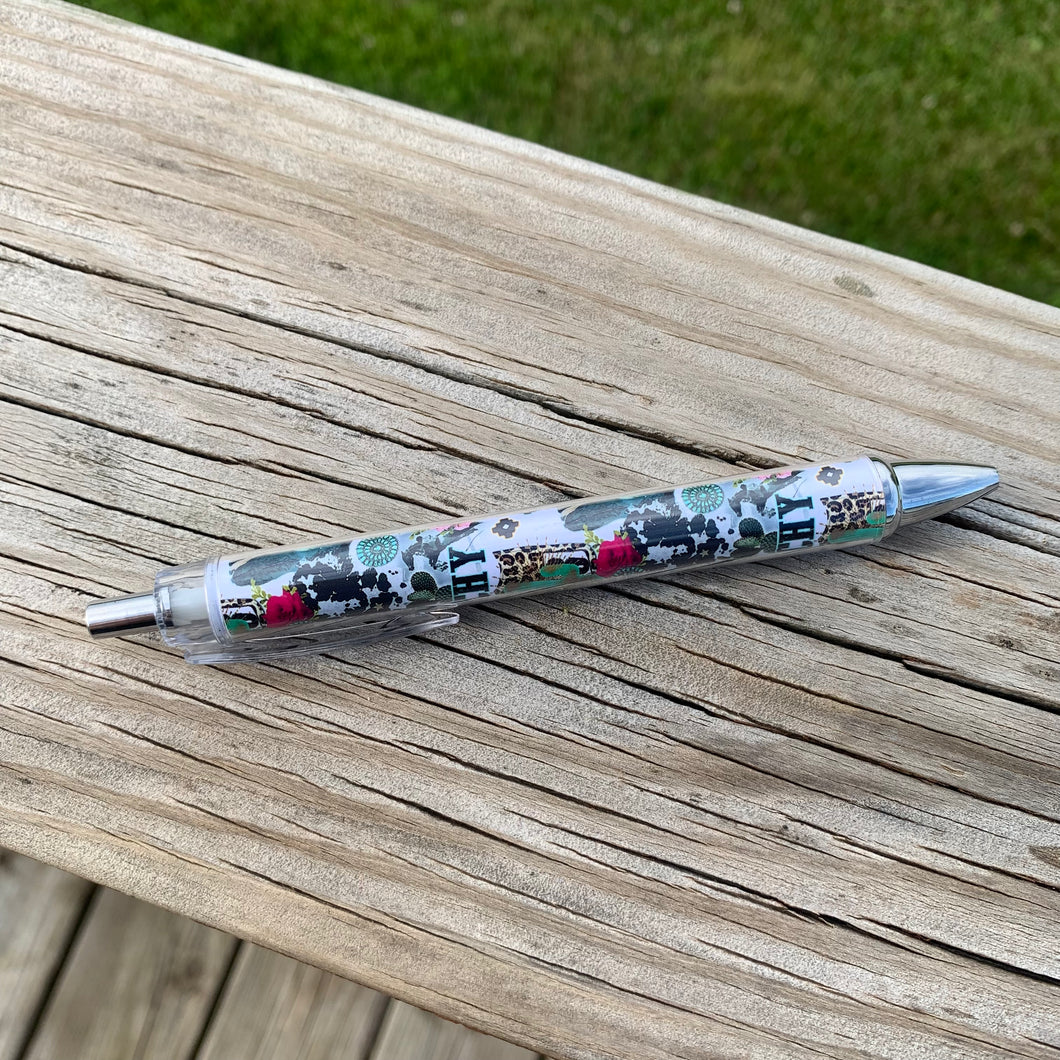 White Punchy Pen