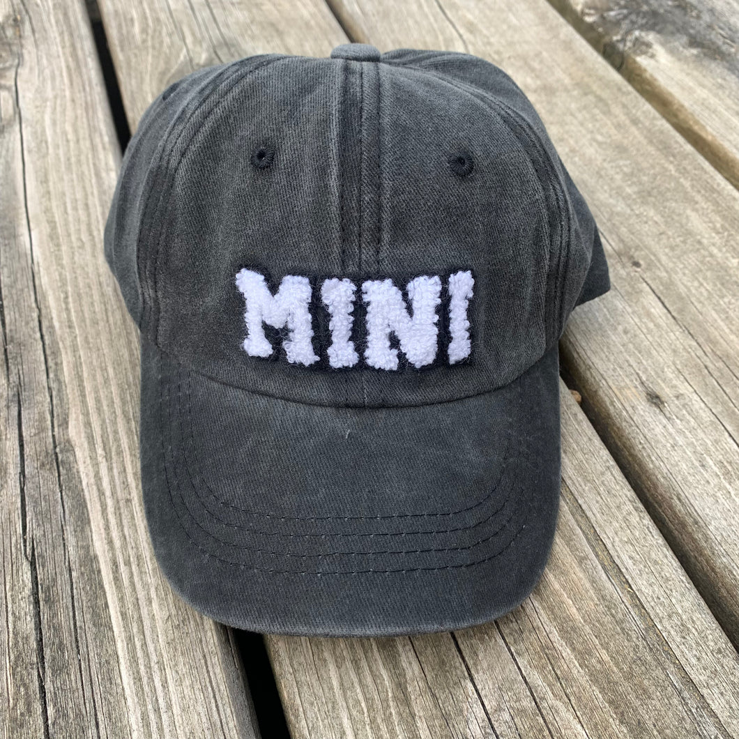 Black Mama and Mini Chenille Hats