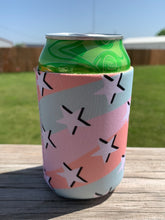 Load image into Gallery viewer, Retro Stars Can Koozie
