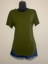 Load image into Gallery viewer, Olive Ribbed Top
