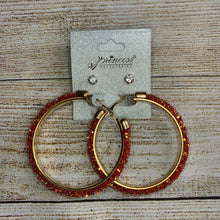 Load image into Gallery viewer, Glittery Hoops and Stud Earrings Set

