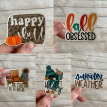 Load image into Gallery viewer, Fall Vinyl Stickers
