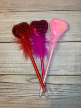 Load image into Gallery viewer, Sequin Heart Pens
