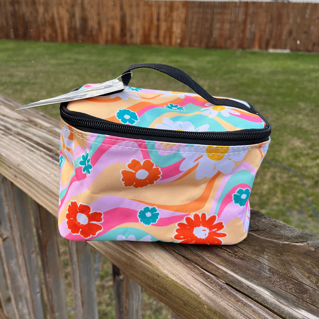 Flower Power Cosmetic Bag