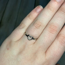 Load image into Gallery viewer, Secret Box Sterling Silver Heart Ring
