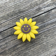 Load image into Gallery viewer, Smiley Sunflower Croc Charms
