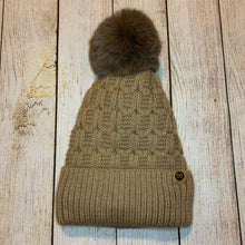 Load image into Gallery viewer, Solid Knit Pom Pom Beanies
