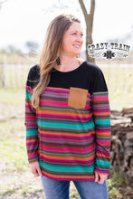 Load image into Gallery viewer, Serape Pocket Top
