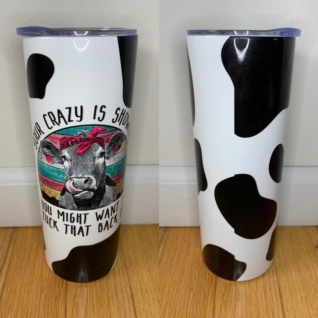 Crazy Heifer 20oz Tumbler
