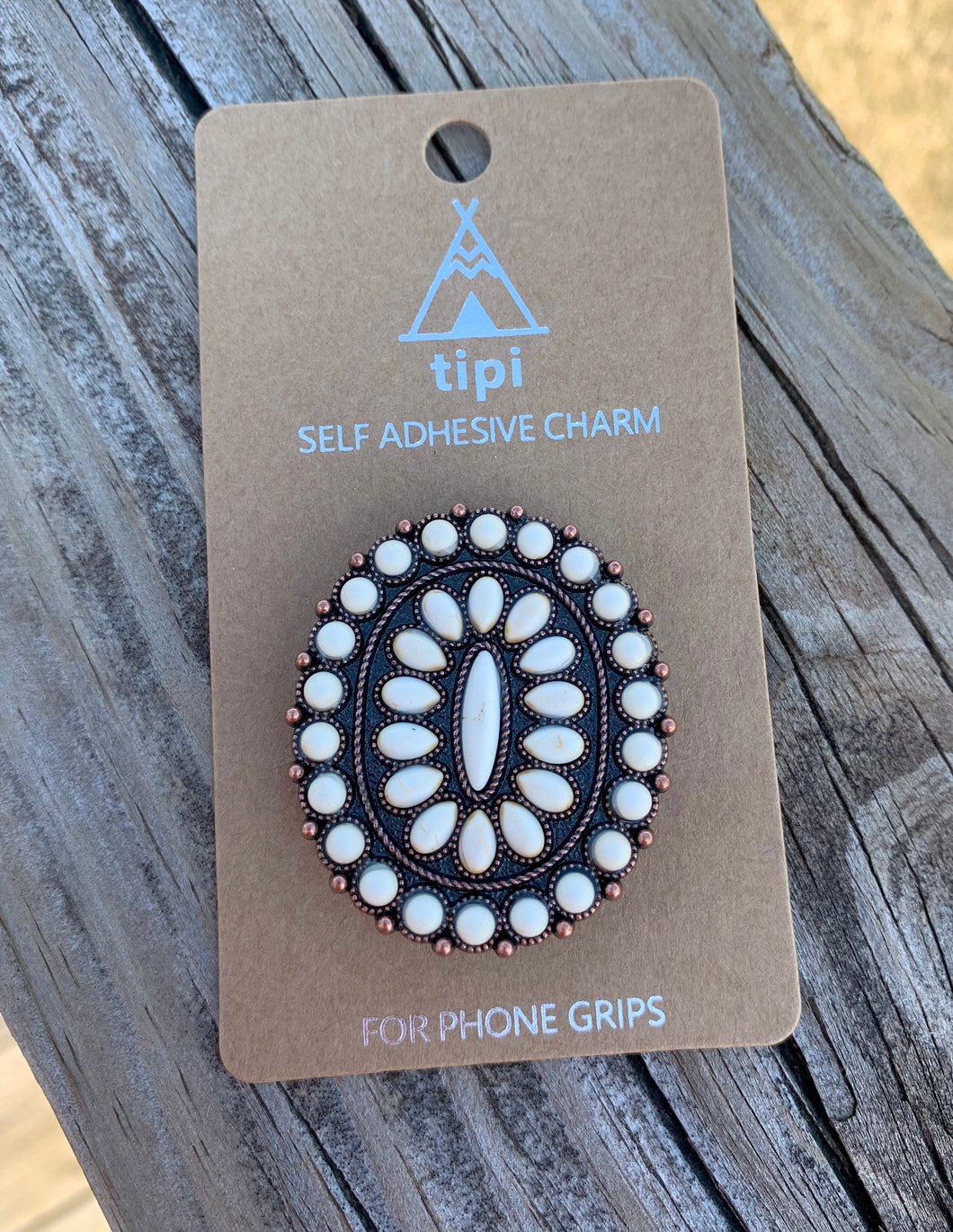 White Buffalo Phone Grip