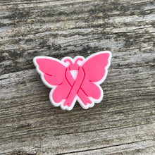 Load image into Gallery viewer, Breast Cancer Awareness Croc Charms
