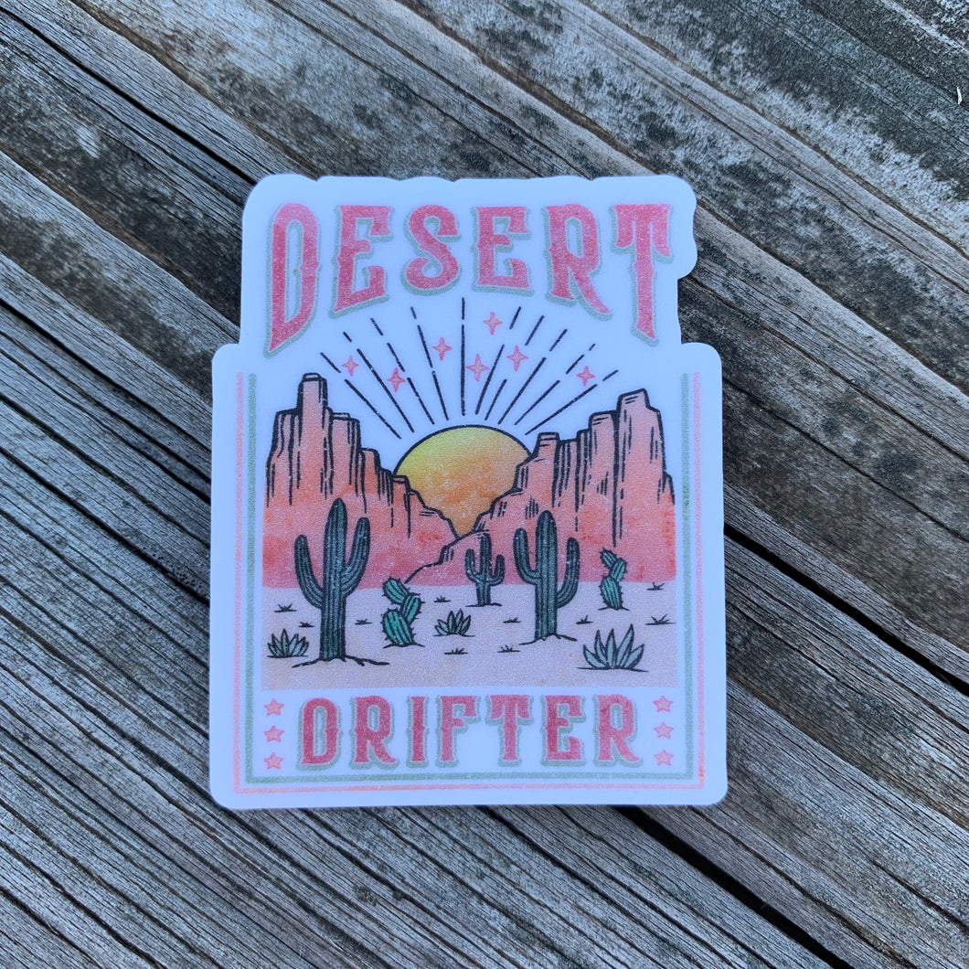 Desert Drifter Vinyl Sticker