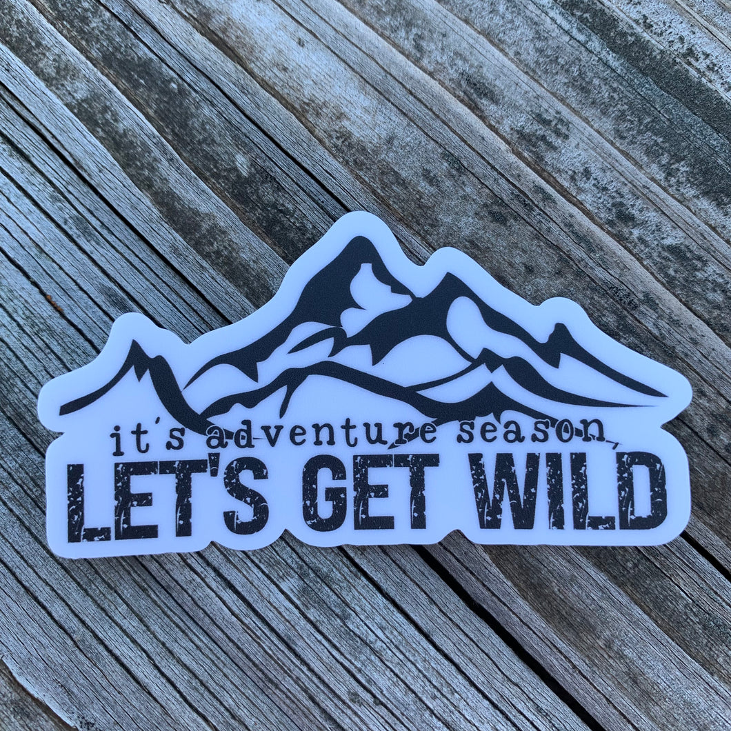 Adventure Vinyl Sticker