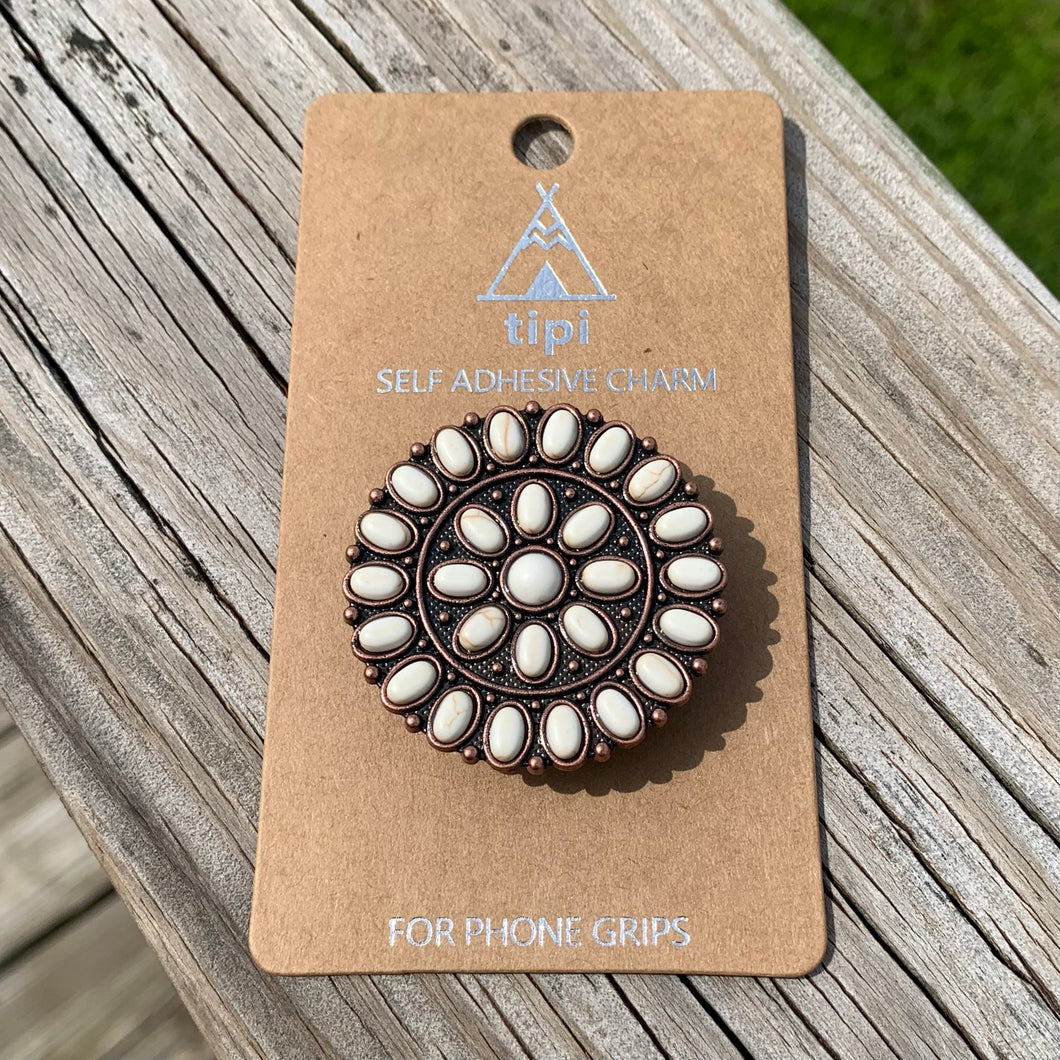 White Buffalo Phone Grip