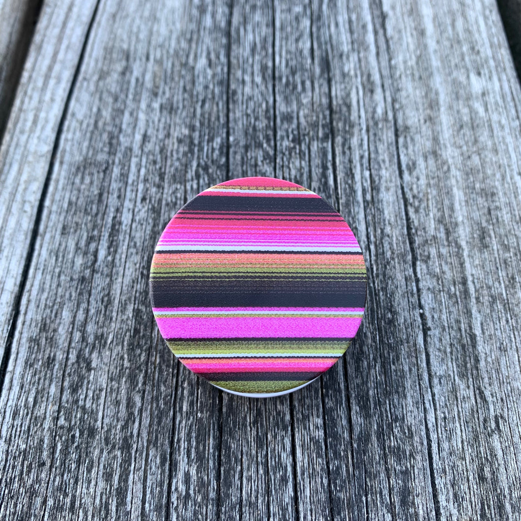 Pink Serape Phone Grip