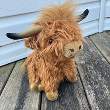 Load image into Gallery viewer, Highland Cow Stuffed Animal
