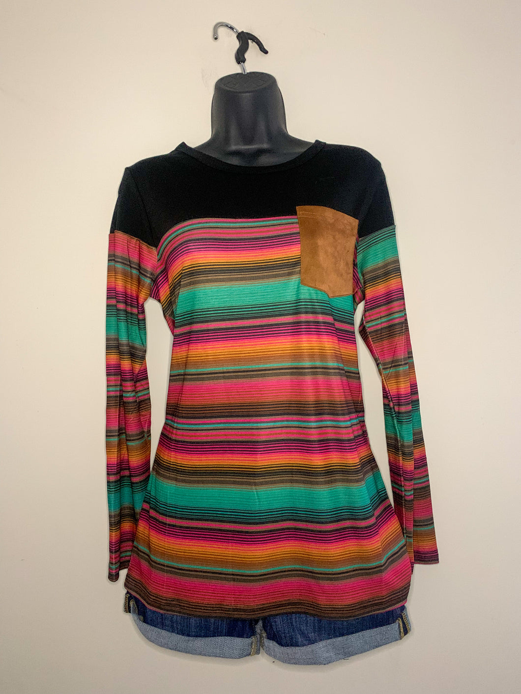 Serape Pocket Top