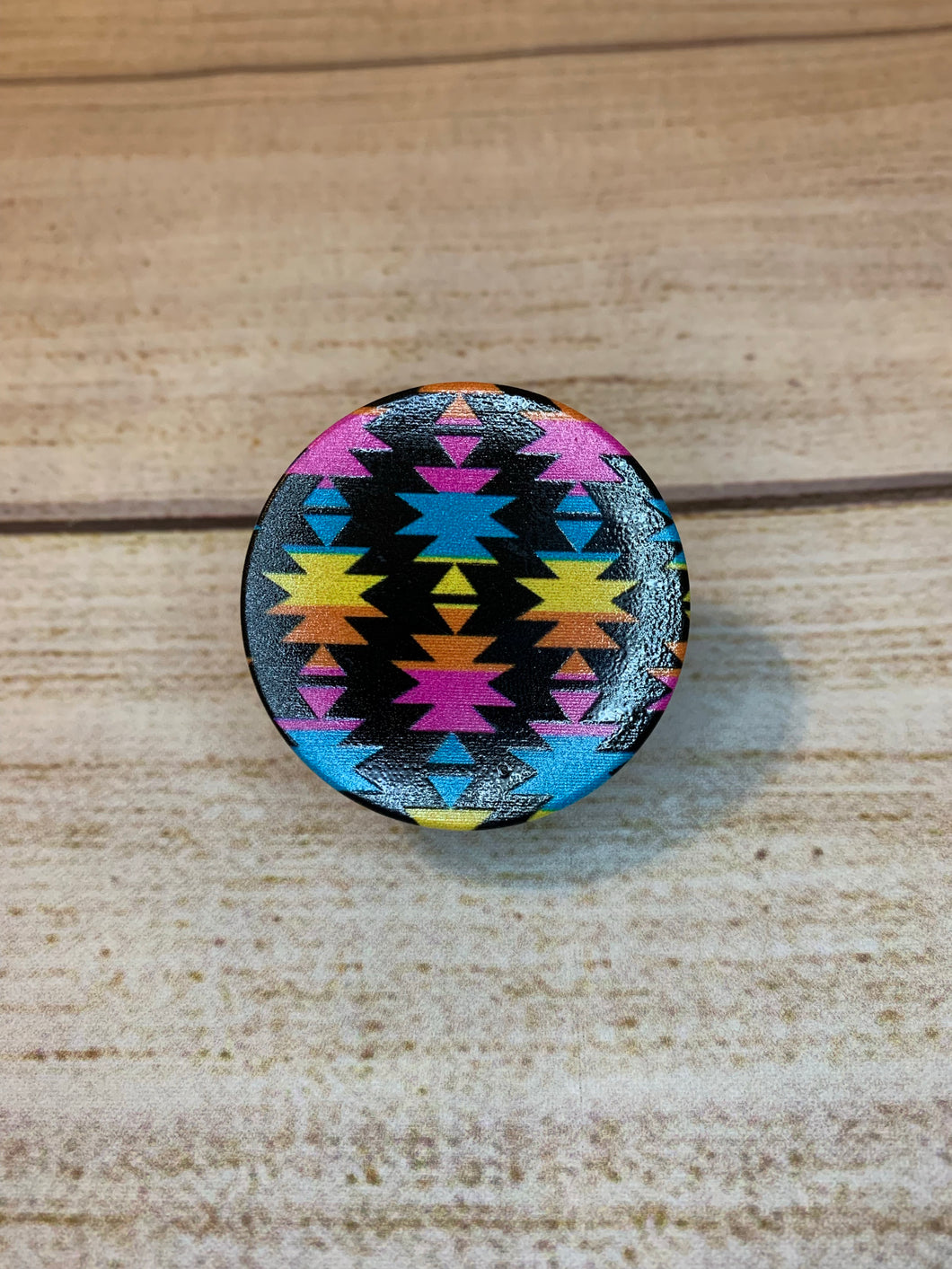Black Aztec Phone Grip