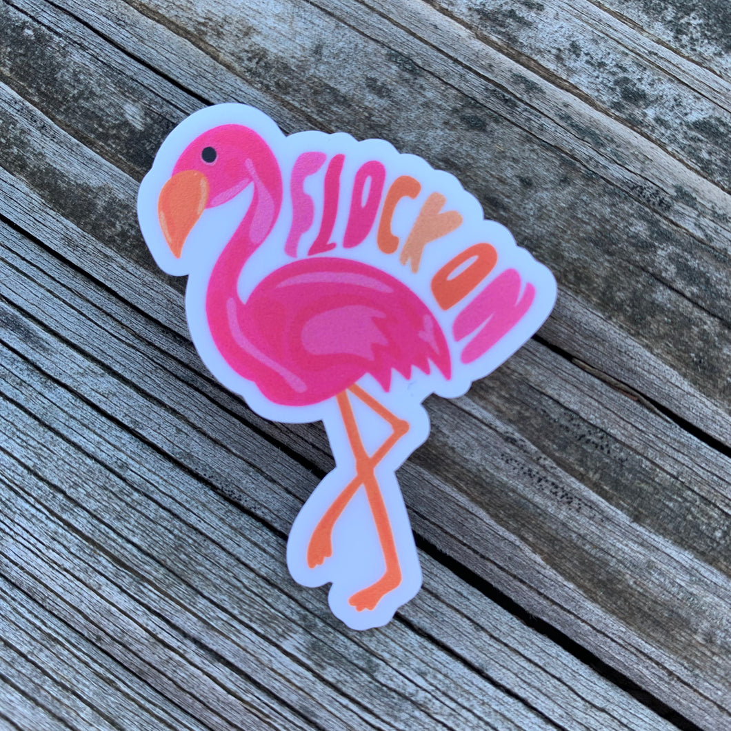 Flamingo Vinyl Sticker