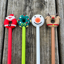 Load image into Gallery viewer, Donut Shaped Christmas Pens
